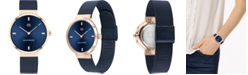 Tommy Hilfiger Women's Blue Stainless Steel Mesh Bracelet Watch 35mm 